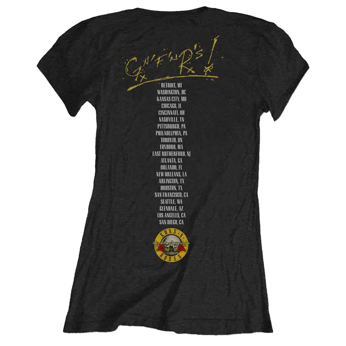 Guns N' Roses Not In This Lifetime Tour Skinny Fit T Shirt product image 2