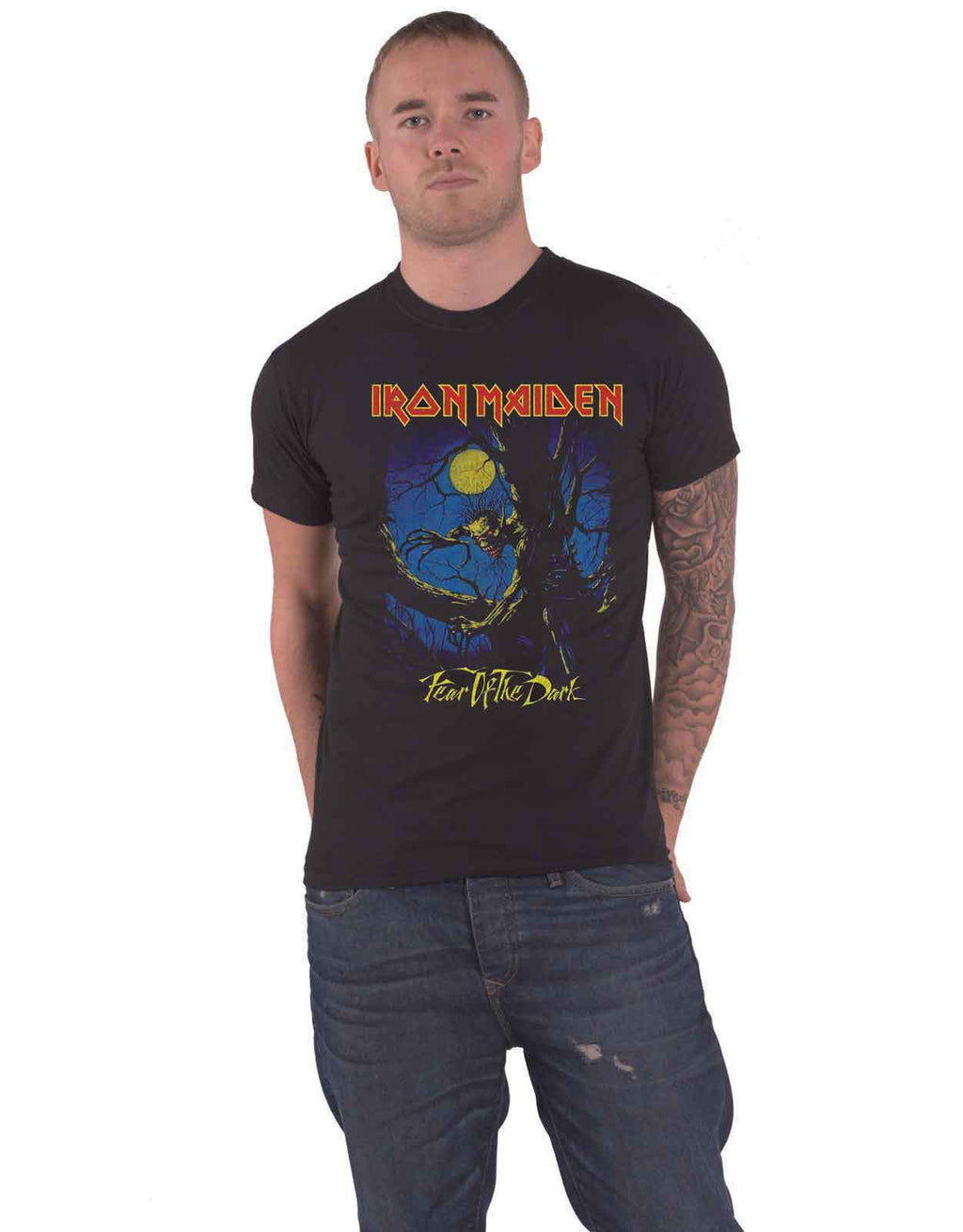 Iron Maiden Fear of the Dark Moonlight T Shirt product image 1