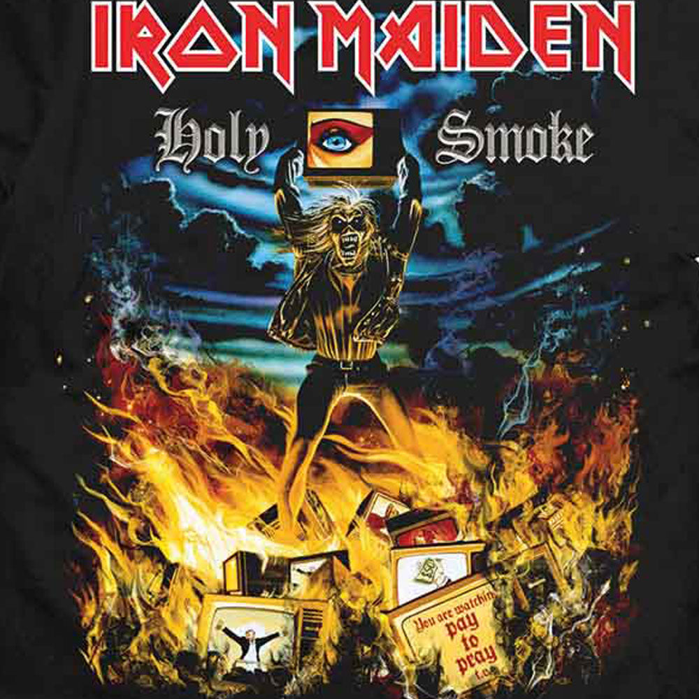Iron Maiden Unisex T-Shirt: Holy Smoke (Black) product image 2