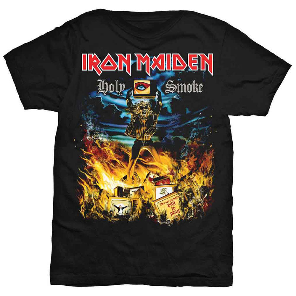 Iron Maiden Unisex T-Shirt: Holy Smoke (Black) product image 1
