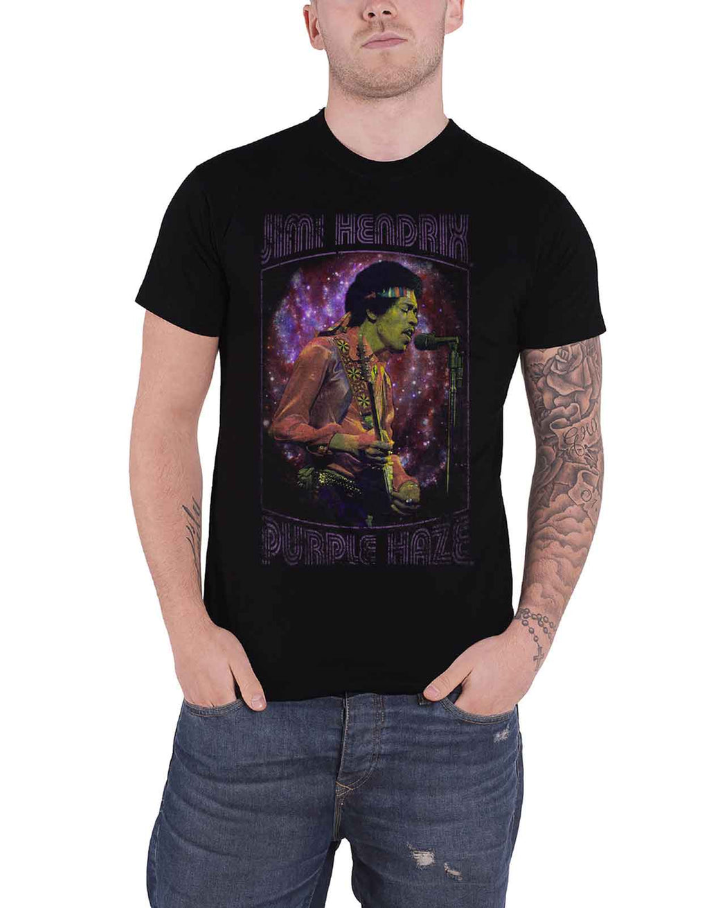 Jimi Hendrix Purple Haze Frame T Shirt product image 1