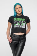 Green Day American Idiot Wings Crop Top product image 1