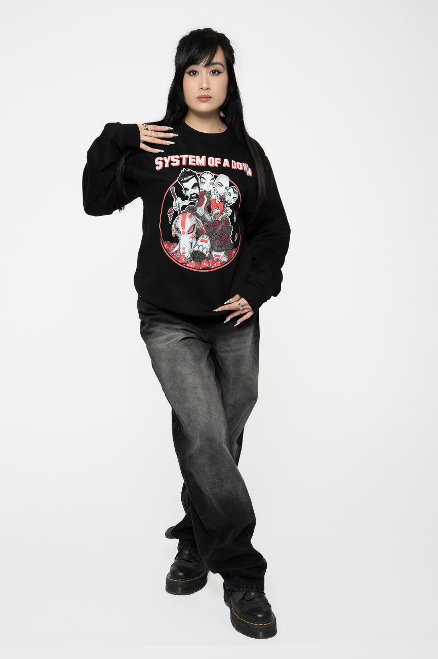 System Of A Down Mushroom People Sweatshirt product image 2