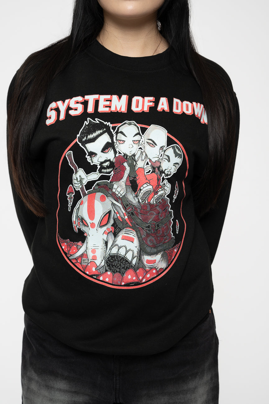 System Of A Down Mushroom People Sweatshirt product image 3