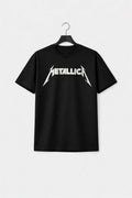 Metallica Classic Band Logo Premium Carbon Finish T Shirt product image 1