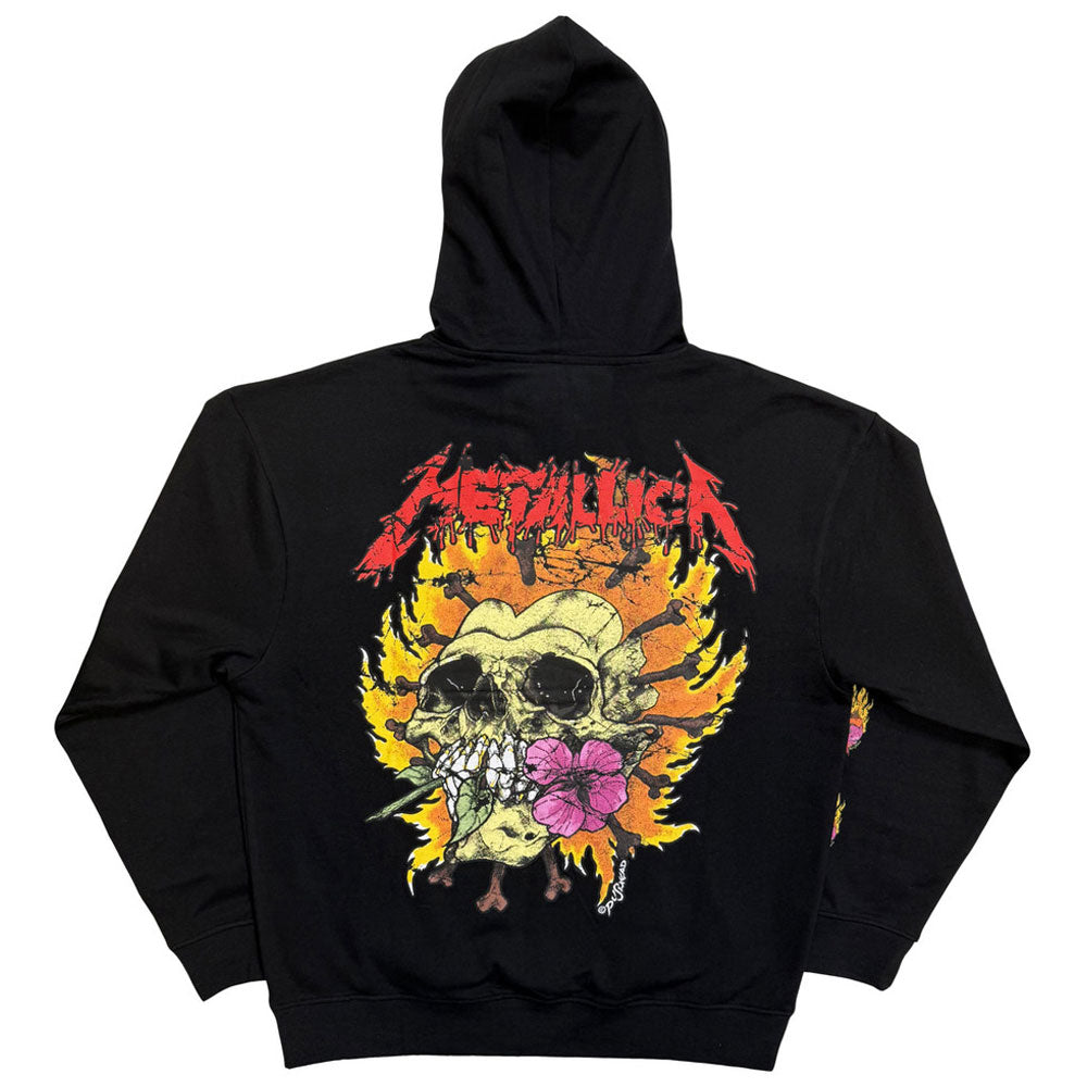 Metallica Flower Skull Pullover Hoodie product image 2