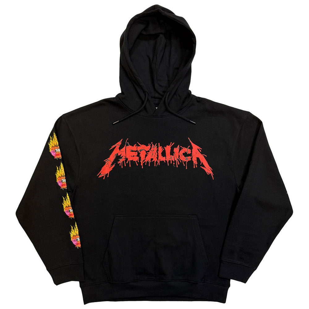 Metallica Flower Skull Pullover Hoodie product image 1
