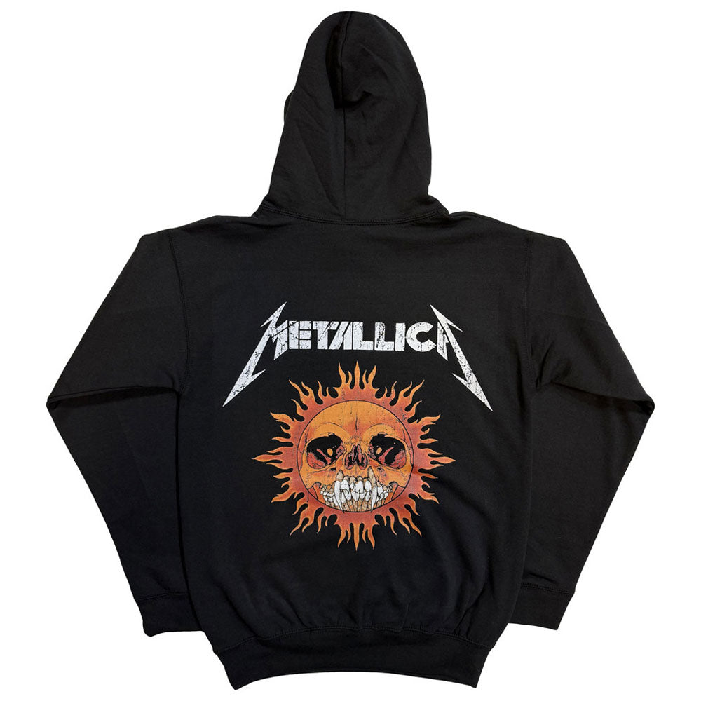 Metallica Worn Pushead Flaming Skull Pullover Hoodie product image 2