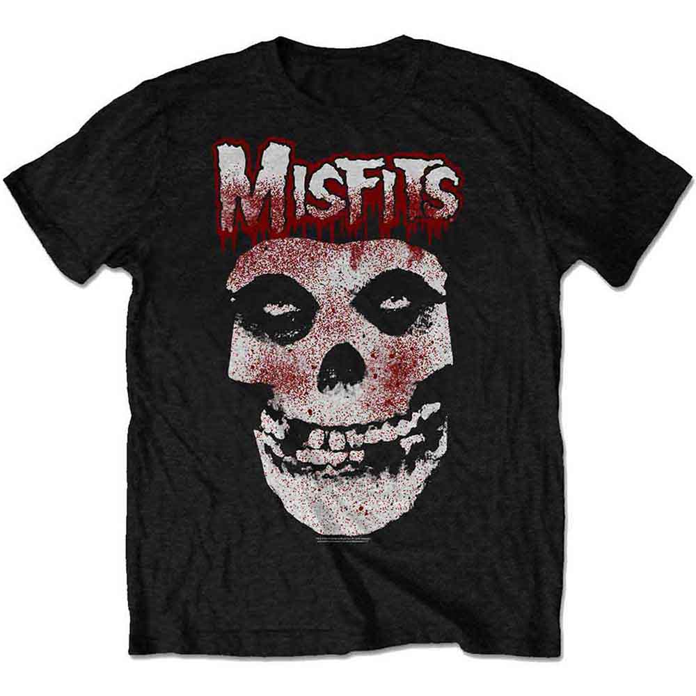 Misfits Blood Drip Jarek Skull T Shirt product image 1