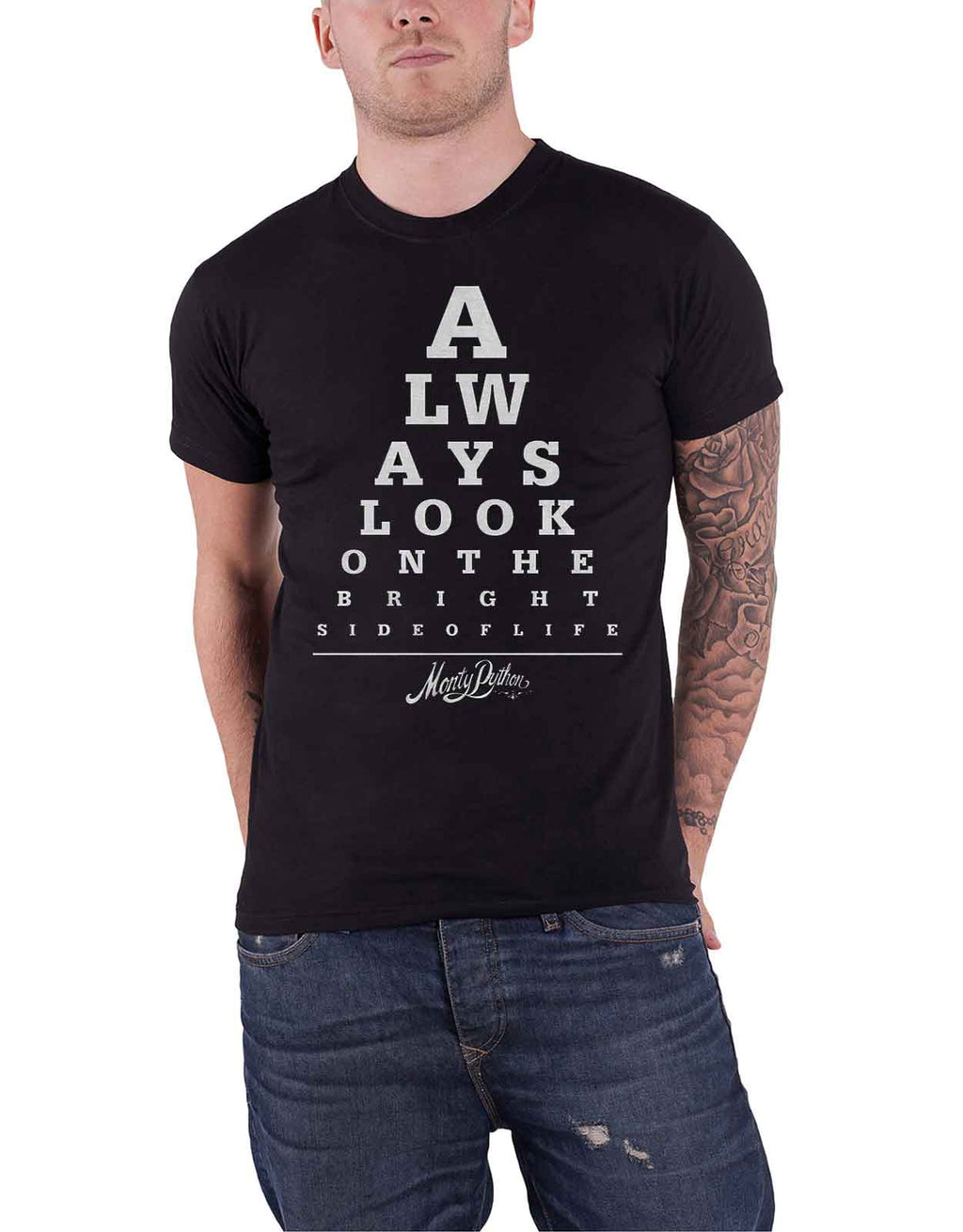Monty Python Always look On The Bright Side Eye Test T Shirt product image 1
