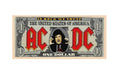 AC/DC Patch Dollar Bank Note Band Logo In rock we Trust Official woven sew on