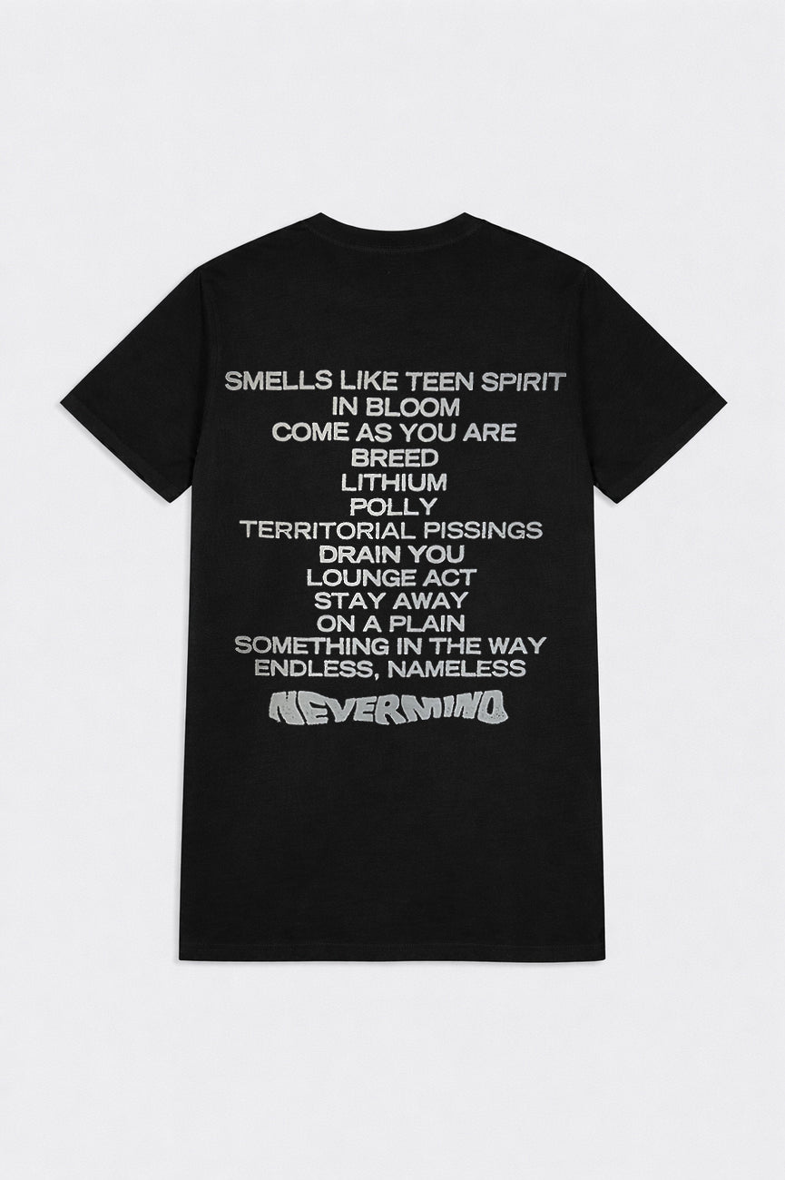 Nirvana Nevermind Tracklist Premium Carbon Finish T Shirt product image 2