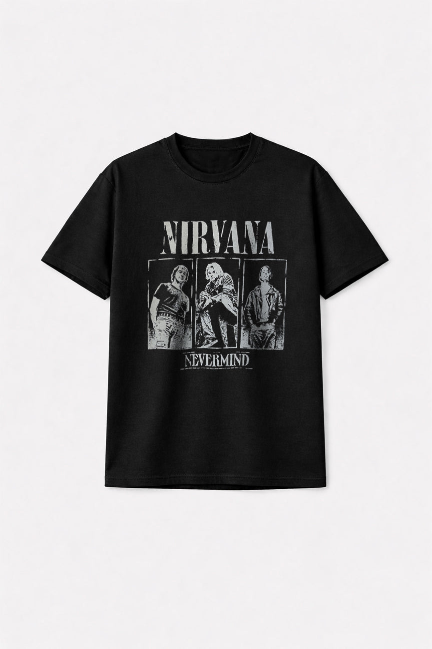 Nirvana Nevermind Tracklist Premium Carbon Finish T Shirt product image 1