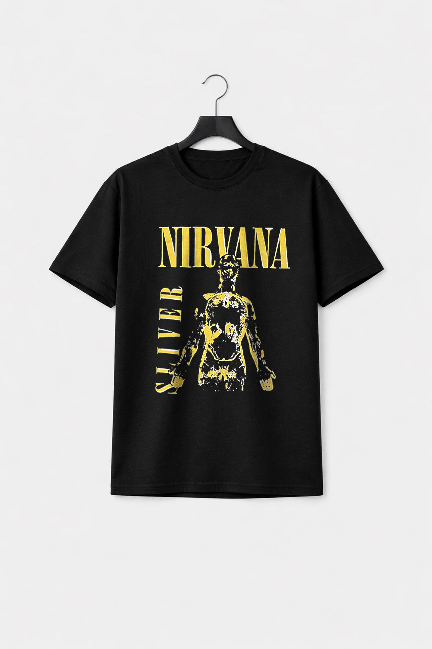Nirvana Sliver Premium Carbon Finish T Shirt product image 1