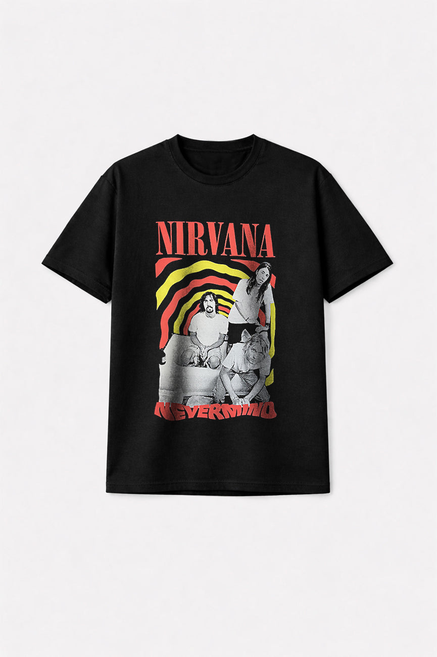 Nirvana Nevermind Bath Tub Premium Carbon Finish T Shirt product image 1