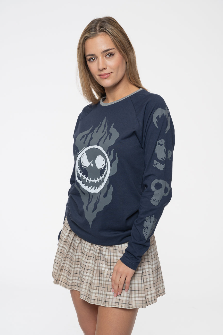 The Nightmare Before Christmas Flaming Jack Long Sleeve T product image 1