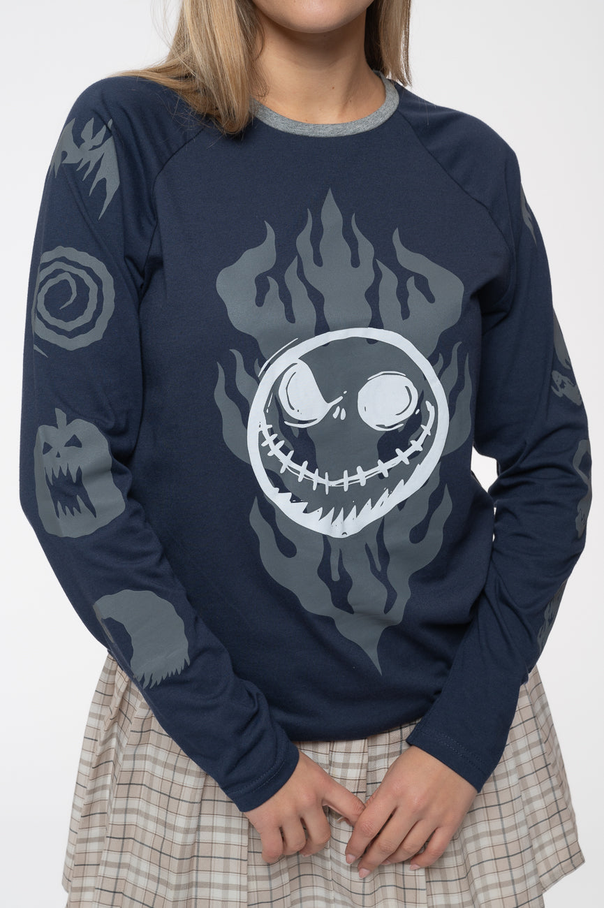The Nightmare Before Christmas Flaming Jack Long Sleeve T product image 3
