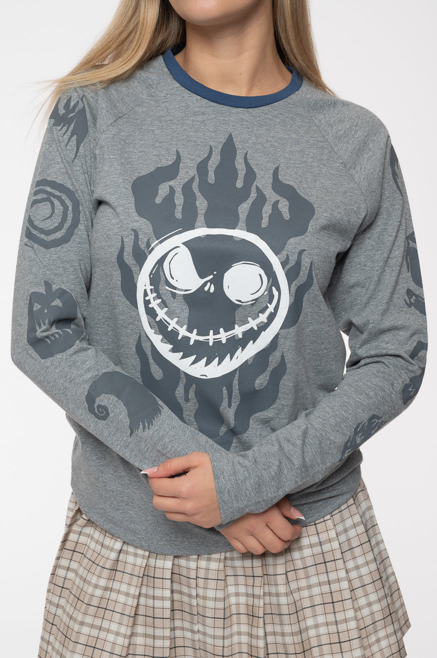 The Nightmare Before Christmas Flaming Jack Long Sleeve T product image 3