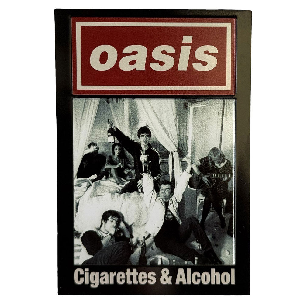 Oasis Live 25 Cigarettes & Alcohol Single Fridge Magnet