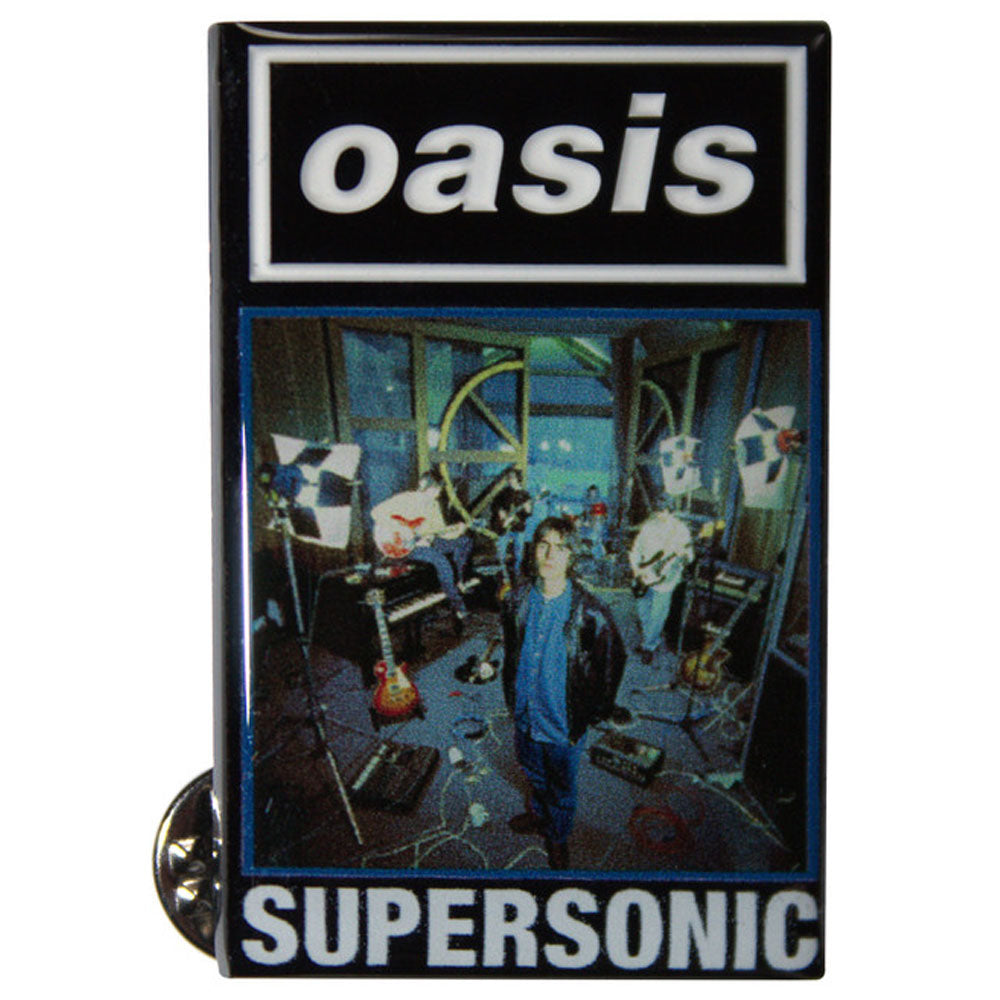 Oasis Live 25 Supersonic Single Pin Badge