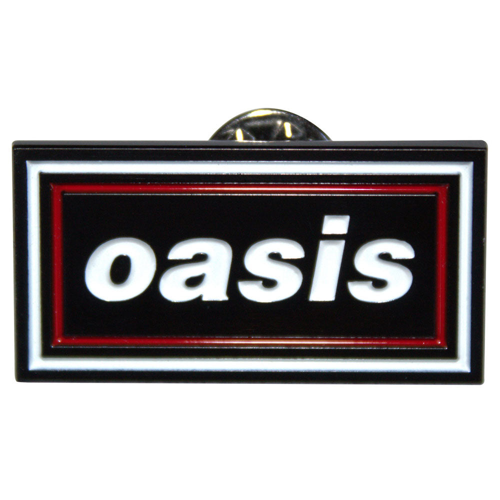 Oasis Live 25 Decca Band Logo Retro Pin Badge