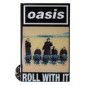 Oasis Live 25 Roll With It Single Pin Badge
