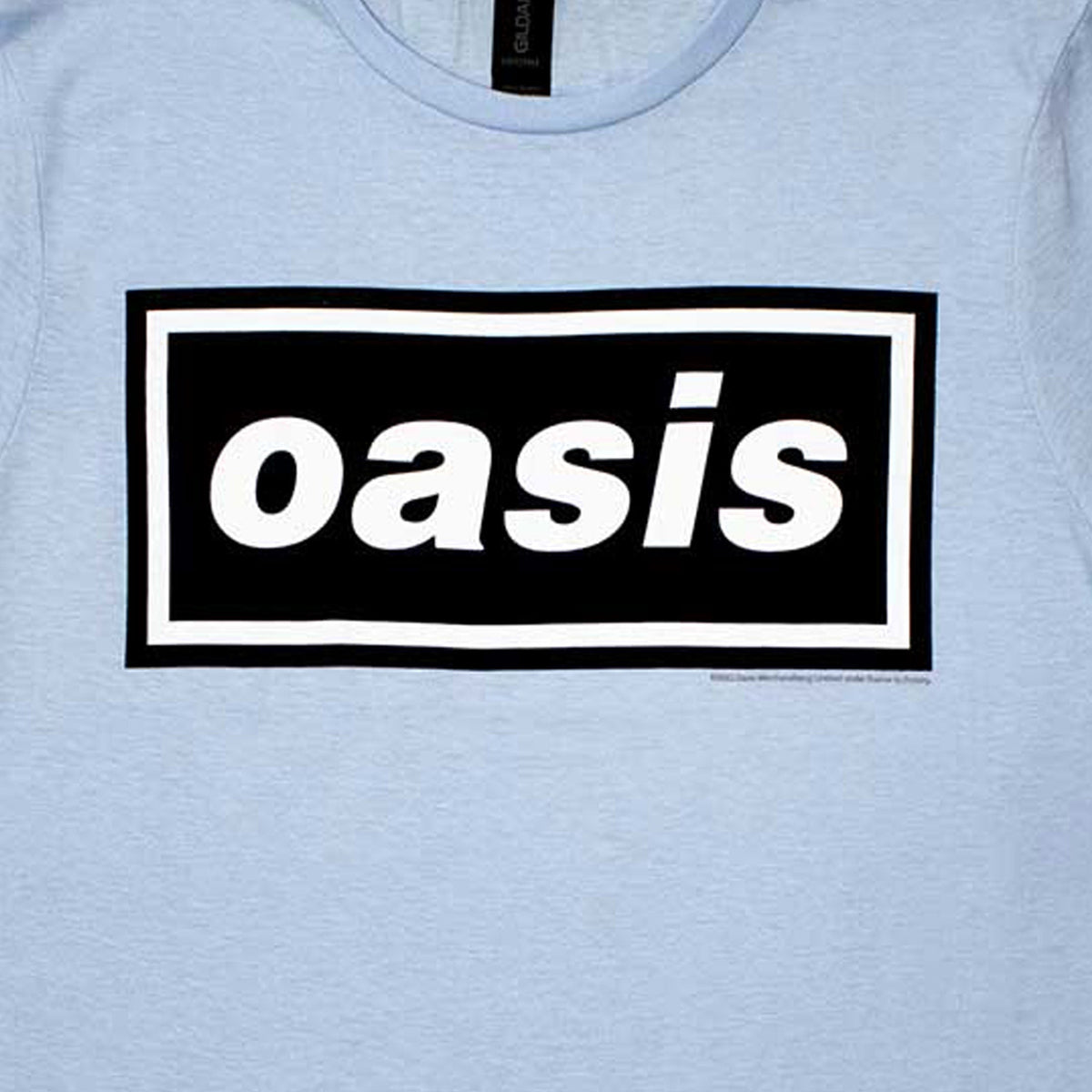 Oasis Classic Decca Band Logo Skinny Fit T Shirt product image 2