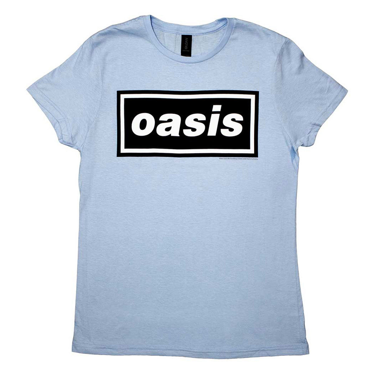 Oasis Classic Decca Band Logo Skinny Fit T Shirt product image 1