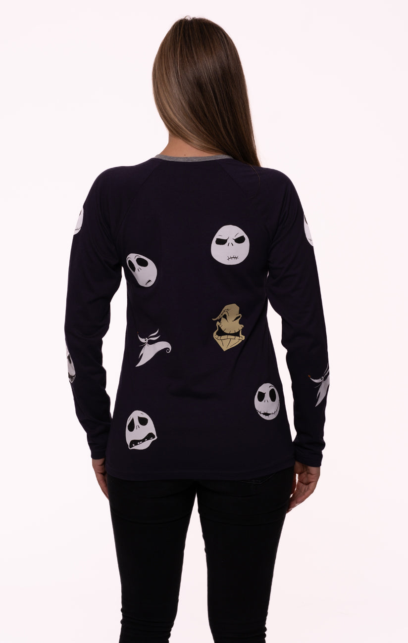 The Nightmare Before Christmas Character Heads Long Sleeve product image 4