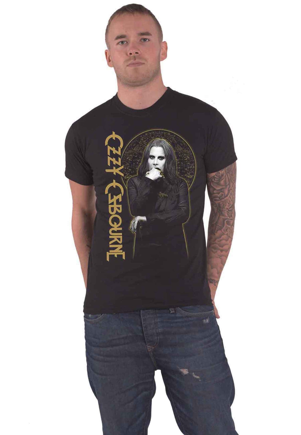 Ozzy Osbourne Patient No. 9 Gold Graphic T Shirt product image 1