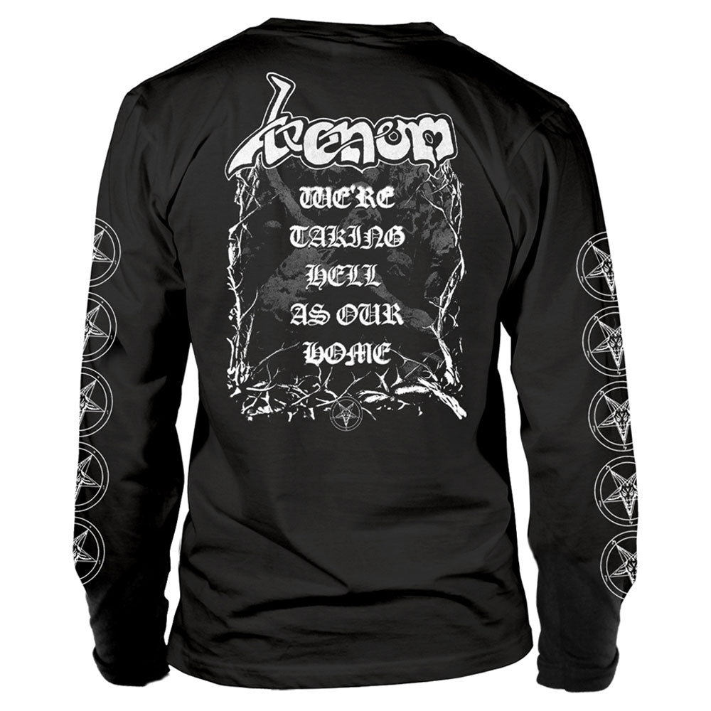 Venom Welcome To Hell White Logo Long Sleeve T Shirt product image 2