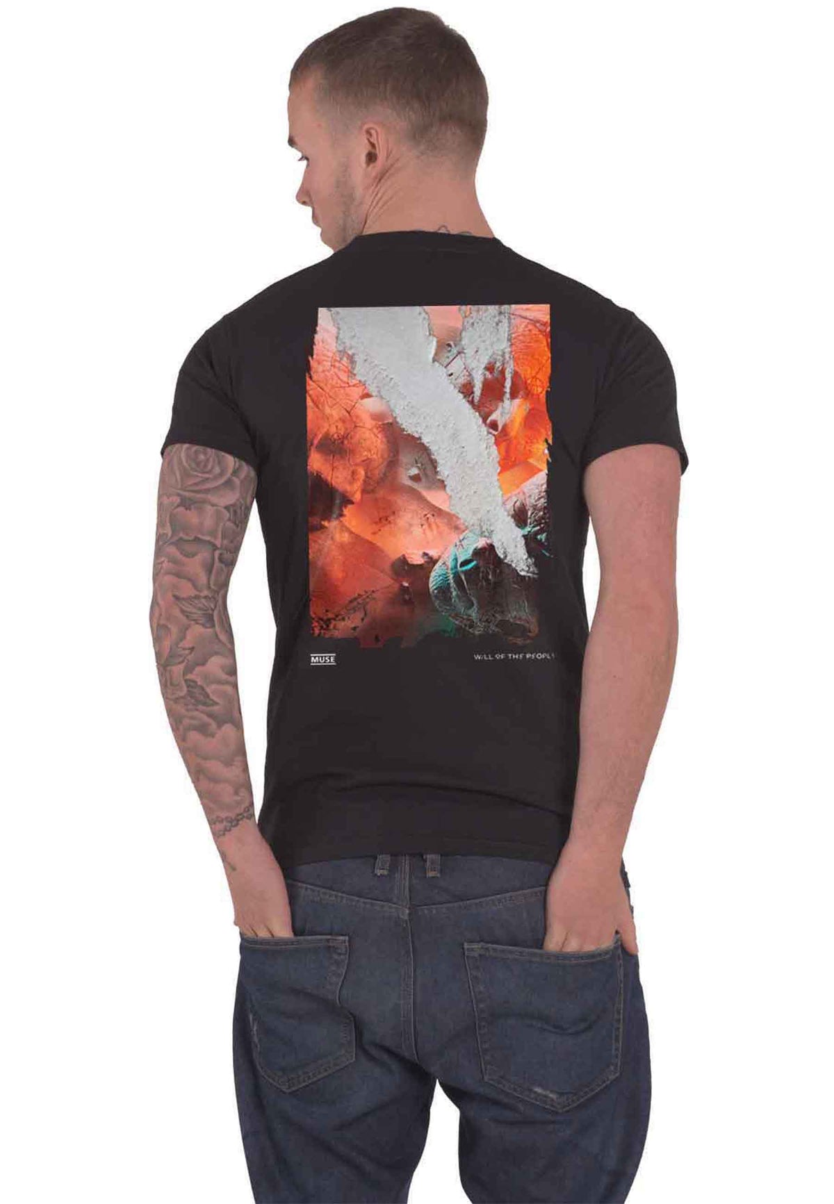 Muse Will Of The People Cover Collage T Shirt product image 2