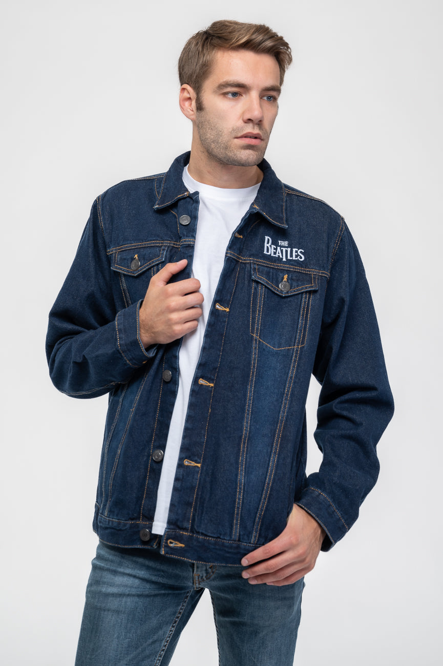 The Beatles Drum Drop T Band Logo Denim Jacket product image 1