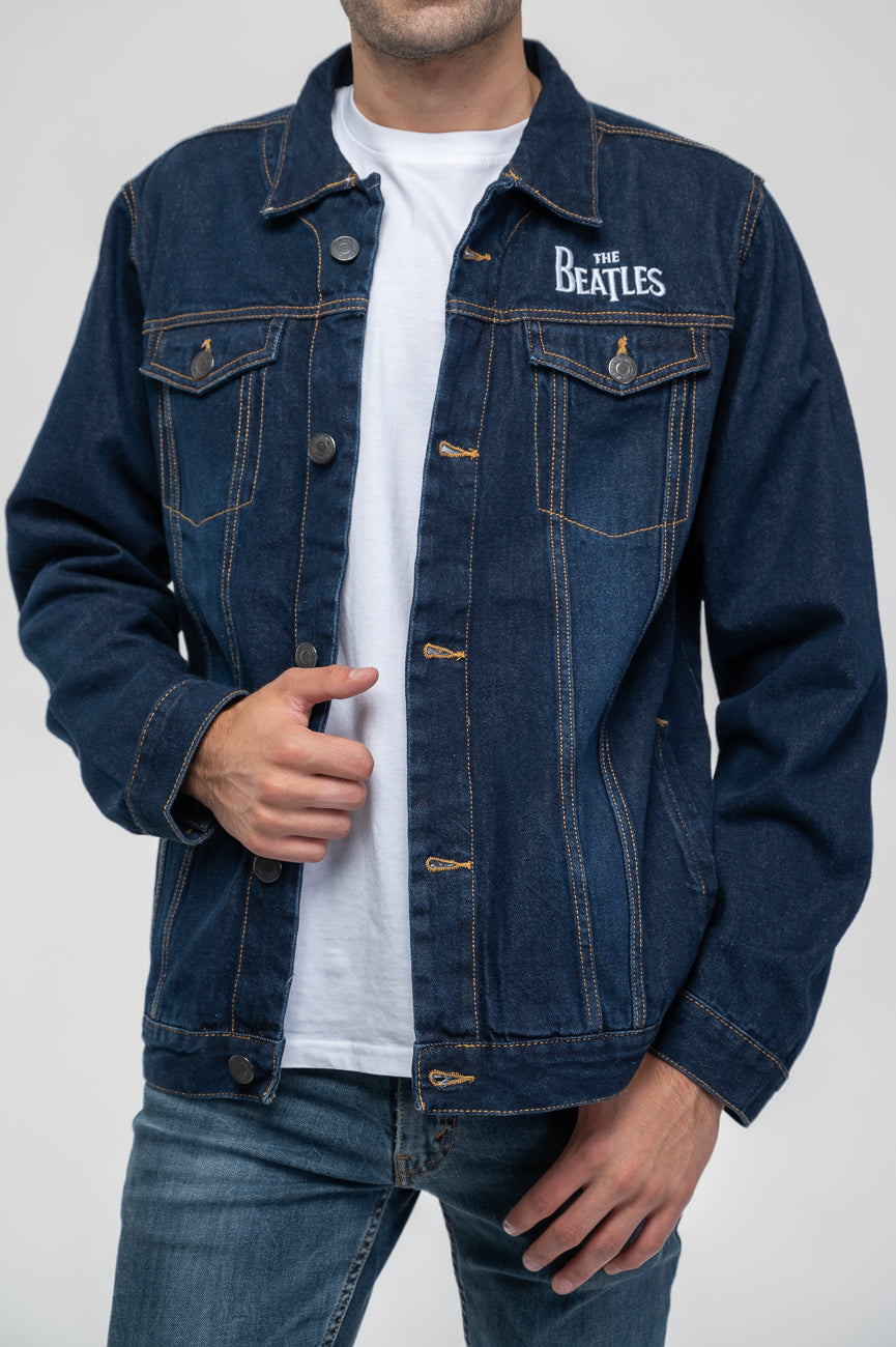 The Beatles Drum Drop T Band Logo Denim Jacket product image 3