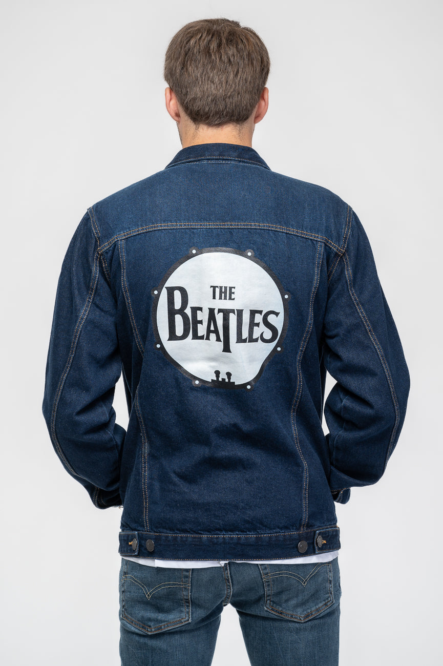 The Beatles Drum Drop T Band Logo Denim Jacket product image 4