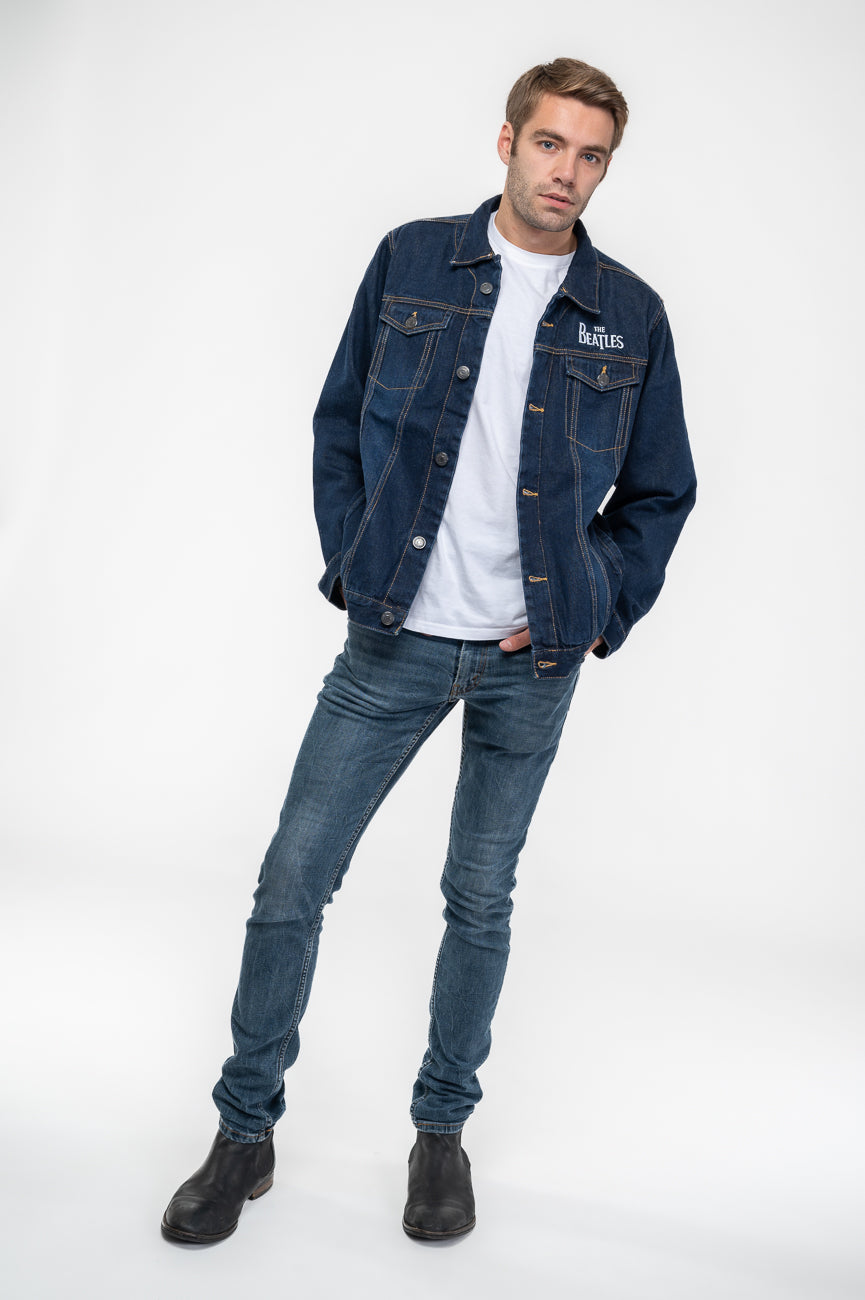 The Beatles Drum Drop T Band Logo Denim Jacket product image 5