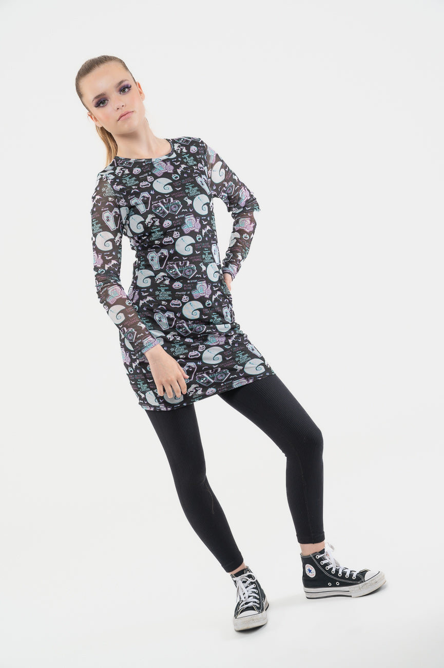 Nightmare Before Christmas Dress Glitch All Over Print new product image 5
