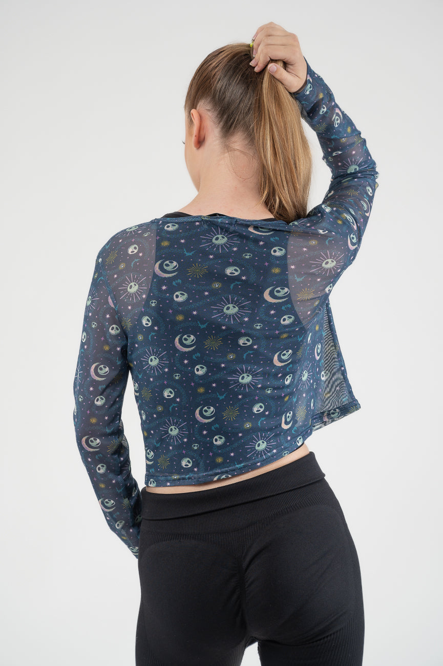 Nightmare Before Christmas Mesh Top Mystic Night Print product image 4