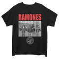 Ramones Unisex T-Shirt: Cage Photo (Black) (Back Print) product image 1