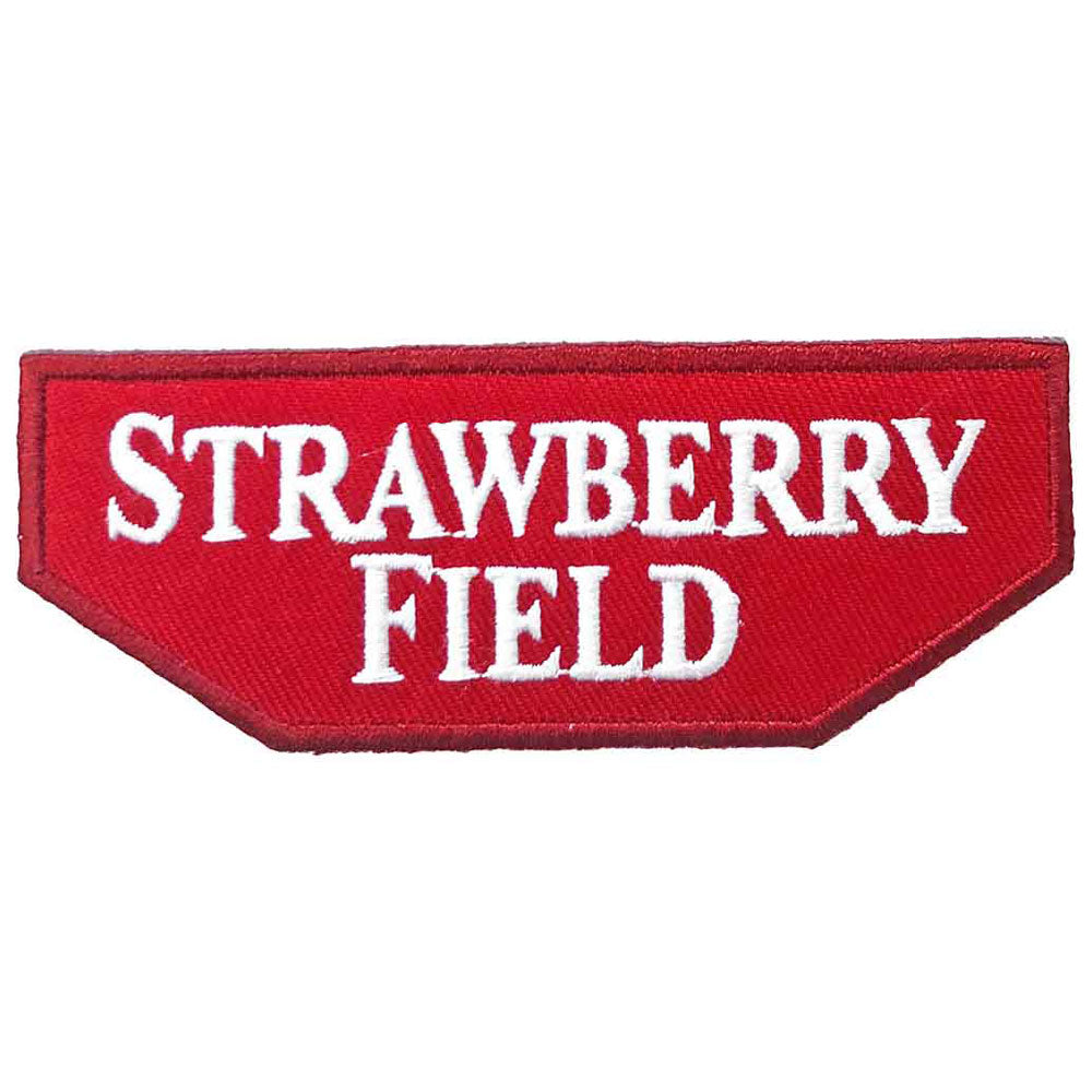Strawberry Field Road Sign Woven Patch