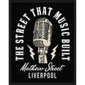 Mathew Street Liverpool The Street That Music Built Woven Patch