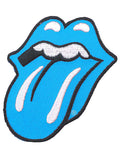 The Rolling Stones Patch Classic Tongue Band Logo Embroidered new Official Blue