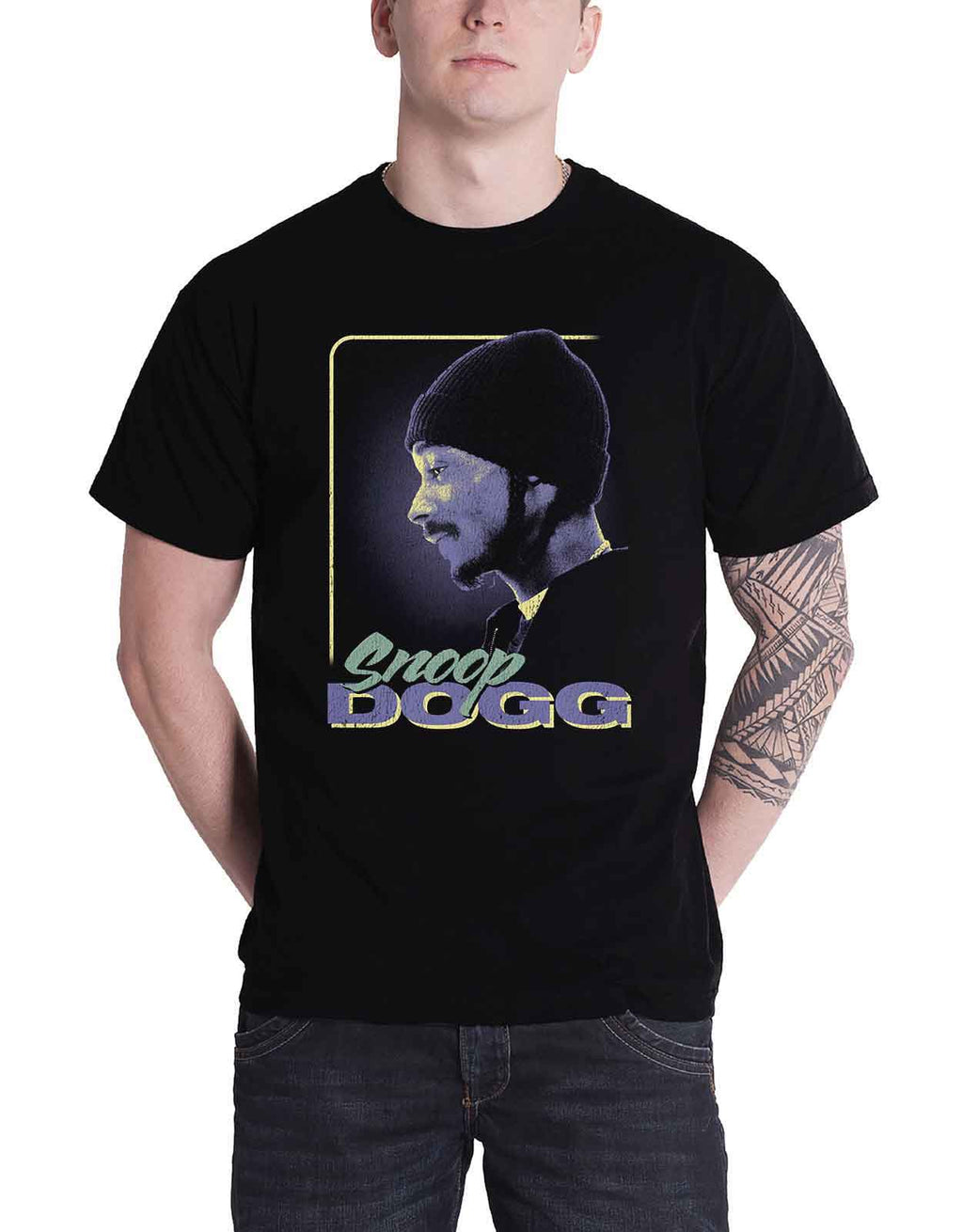 Snoop Dogg T Shirt Side Profile Portrait new Official Mens product image 1