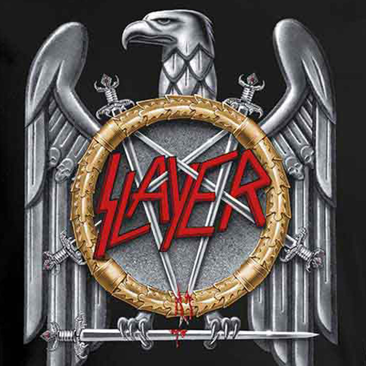 Slayer Silver Eagle Skinny Fit T Shirt product image 2