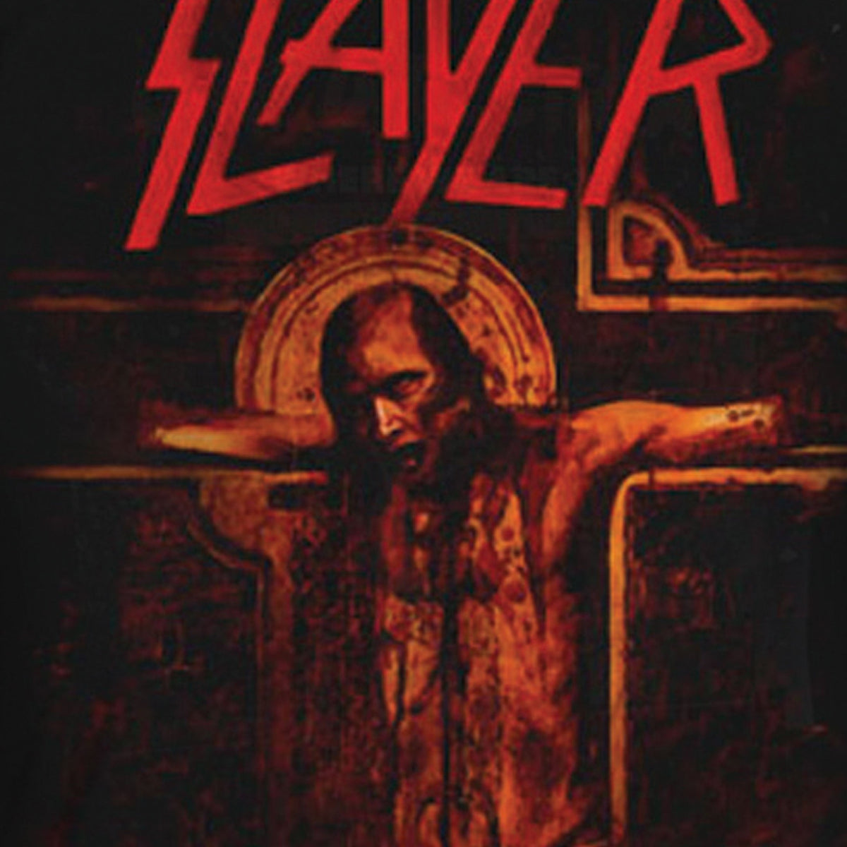 Slayer Repentless Crucifix Skinny Fit T Shirt product image 2