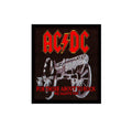 AC/DC Patch For Those About To Rock Band Logo Official New Black (7cm x 8cm)