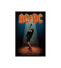 AC/DC Let There Be Rock Angus Album Logo Official New Black Woven Patch