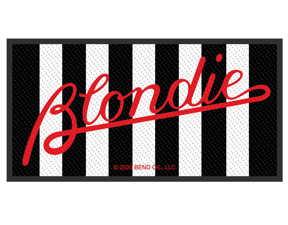 Blondie Patch Parallel Lines Band Logo new Official