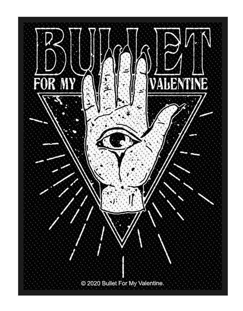 Bullet For My Valentine Patch All Seeing Eye Band Logo new Official Black
