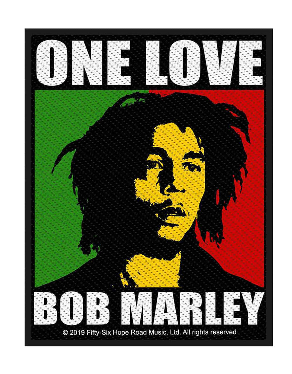 Bob Marley Patch One Love new Official Retail Pack